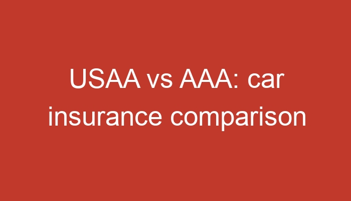 Usaa Insurance Comparison