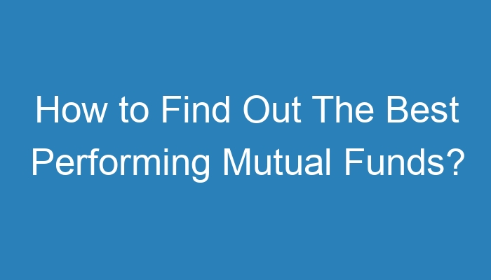 best performing mutual funds 2021